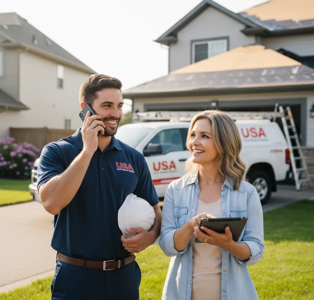USA Roof Repair Experts customer support in Marenisco